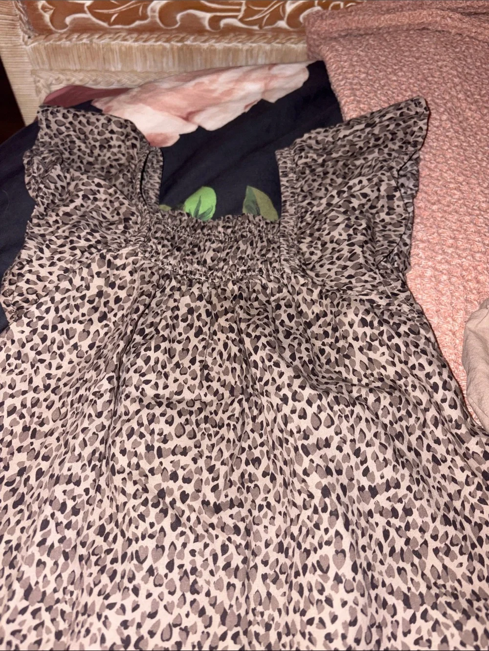 💋 BABY GAP leopard dress 18-24 months